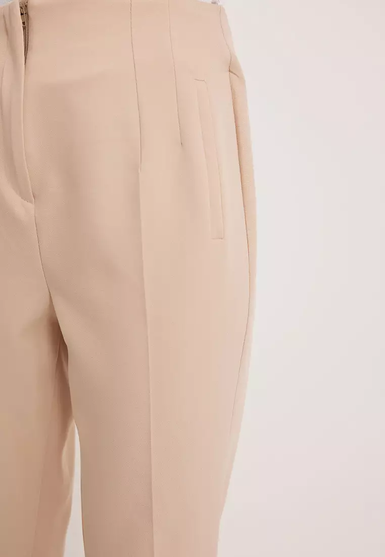 High Waist Ankle Trousers