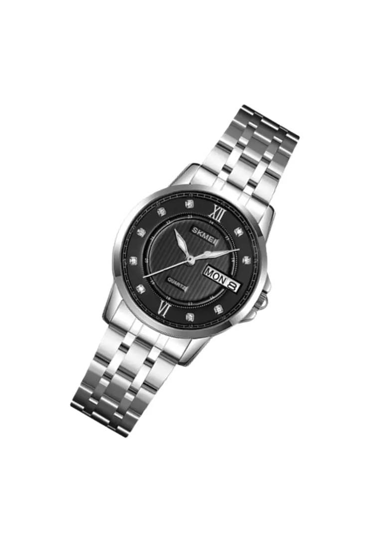 Jam Tangan Wanita Analog Date Material Stainless Steel Waterproof SB85 ORIGINAL