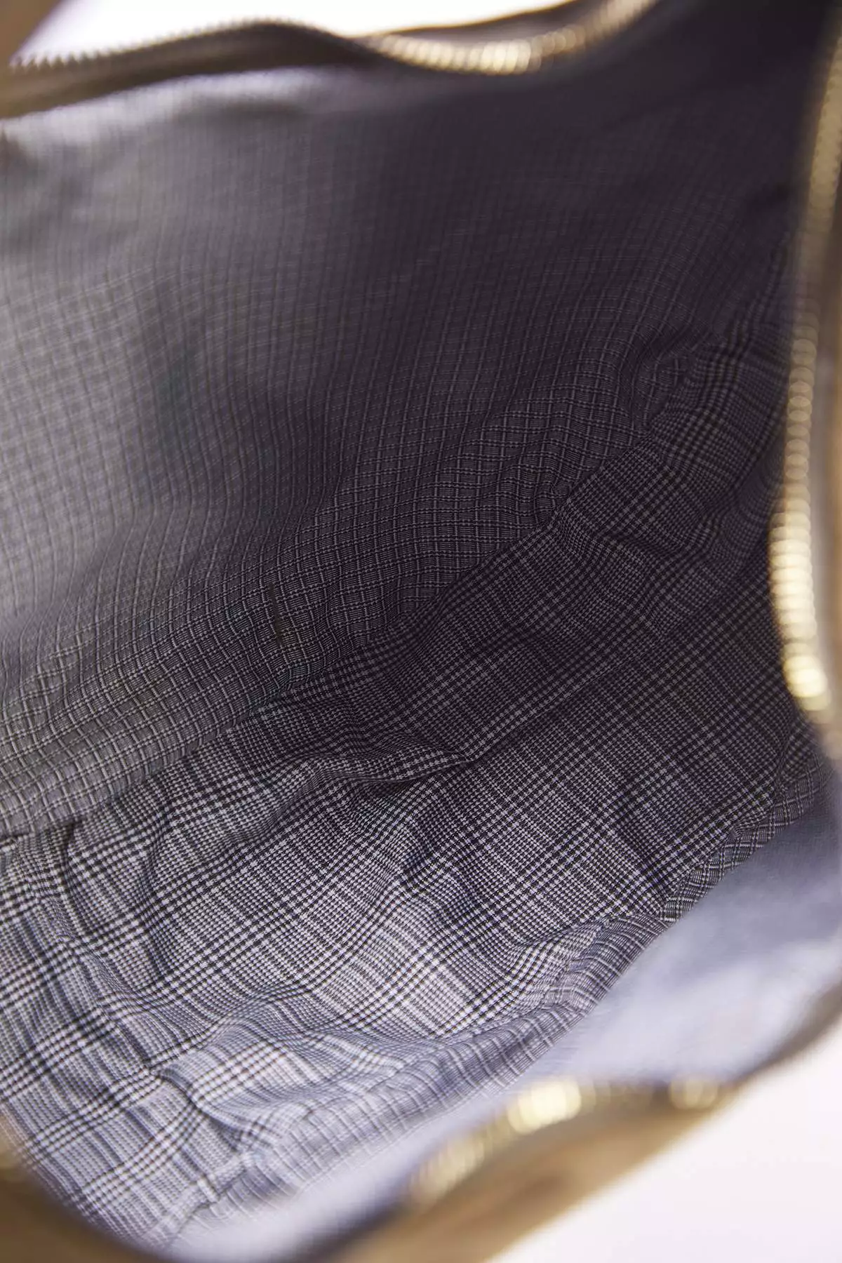 Khaki Suede Half Moon Women's Oval Shoulder Bag