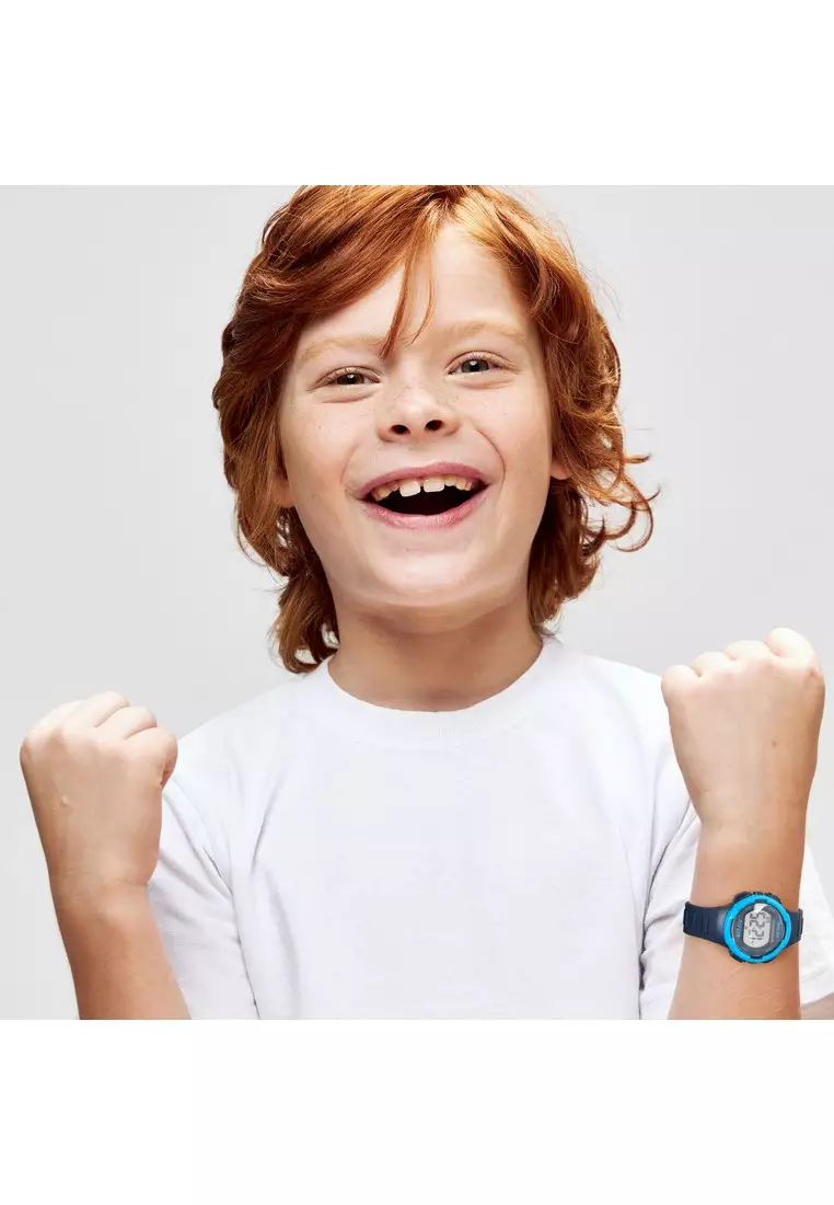 [Kids' Gift] Kikou NEON Collection 31mm Blue Dial Kids Digital Watch R4551107004
