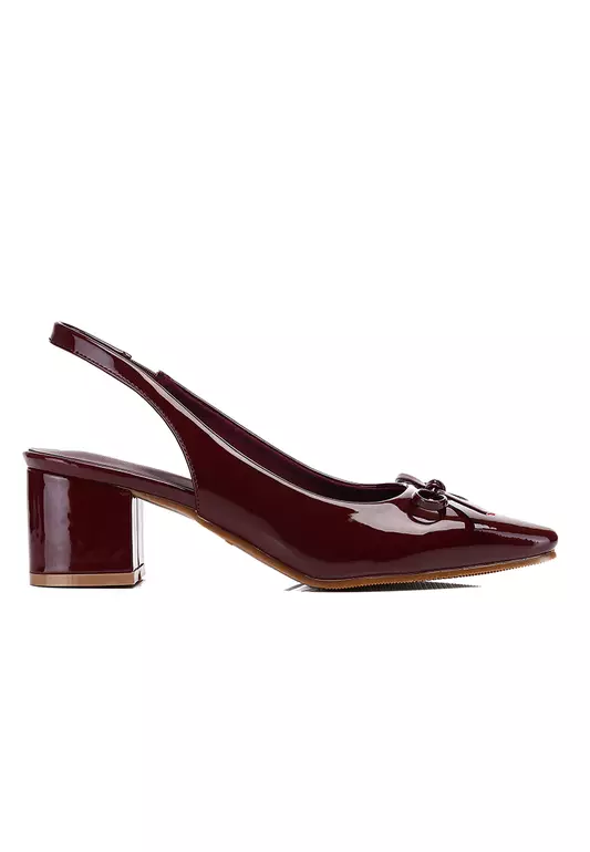 Freya Slingback Pumps With Bow