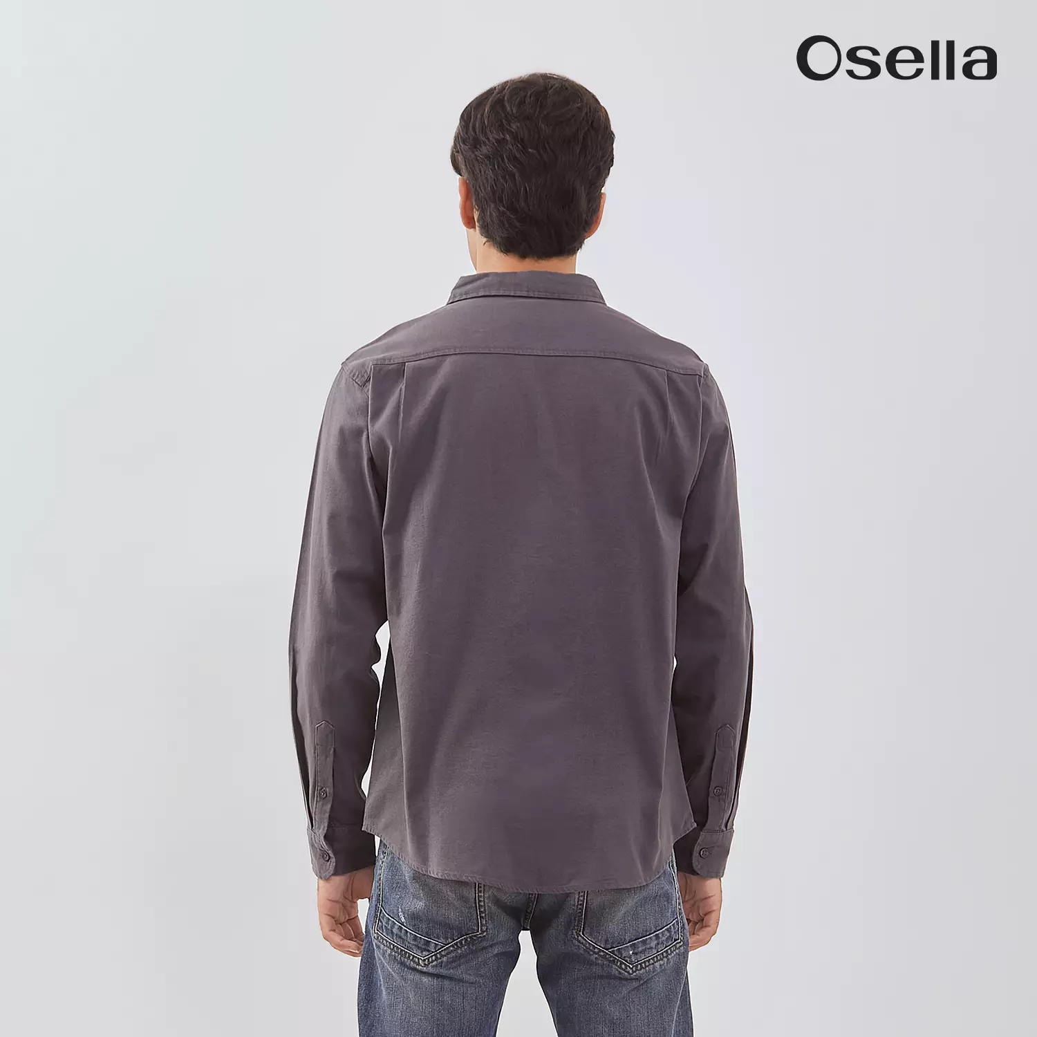 Osella Devon Long Sleeve Shirt With Flannel 203U660240 | Kemeja Flanel Lengan Panjang Pria