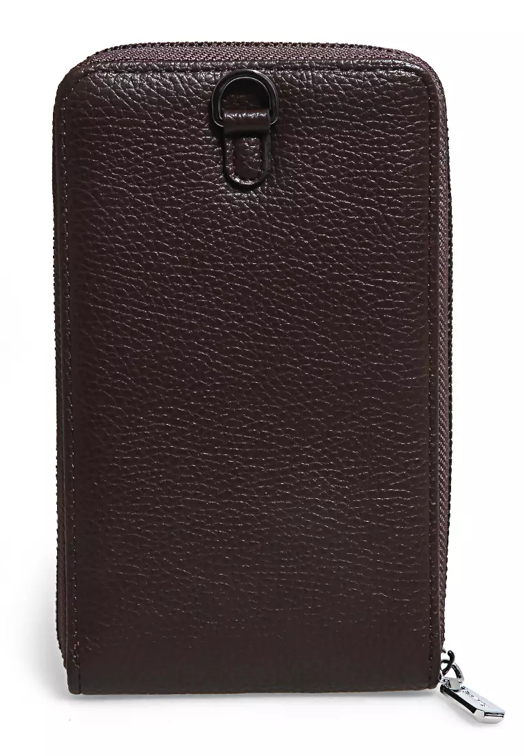 Dompet Pria Wanita Model Panjang Handle Strap Many Slot Material Leather ORIGINAL