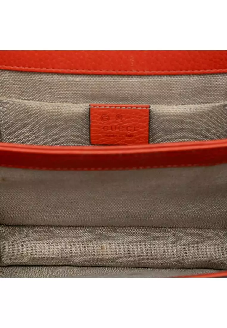 Pre-Loved Gucci Small Dollar Calfskin Interlocking G Crossbody