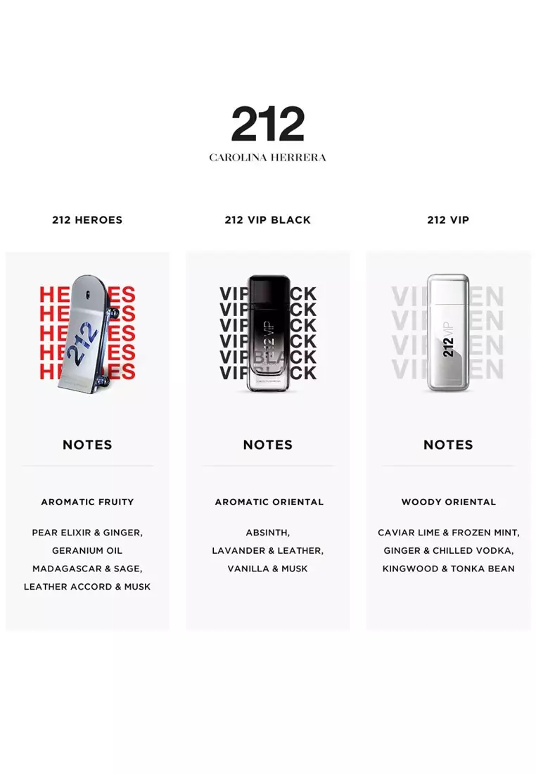 Carolina Herrera 212 Men Heroes Eau de Toilette 90ml