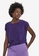 Vero Moda purple Ava Plain Short Sleeves Top 7EA87AA07A87D8GS_1