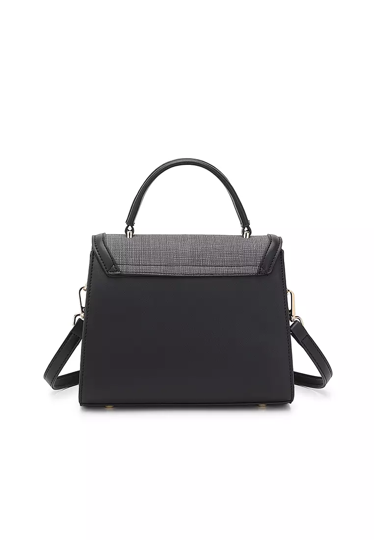 Women's Top Handle Bag / Sling Bag / Crossbody Bag (Tas Selempang / Tas Tangan) - Hitam