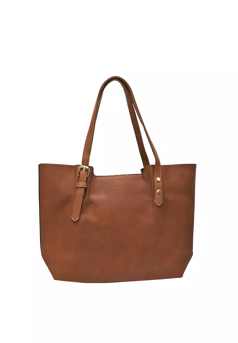 All leather hot sale tote bag