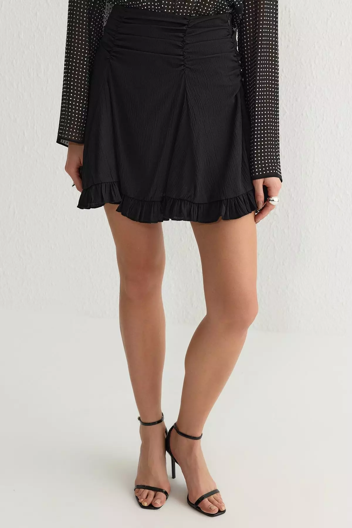 Plain Mini Shift Skirt