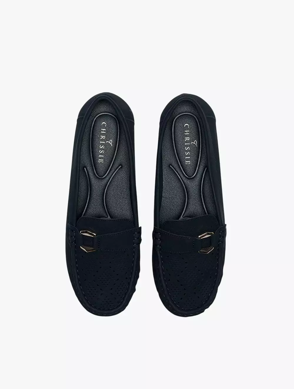 Payless Chrissie Womens Shey Moccasins - Black_15