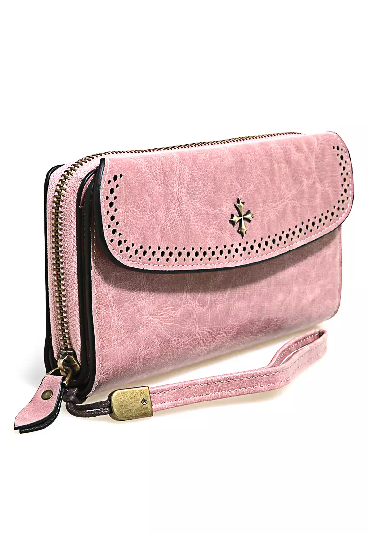 Dompet Pria Wanita Model Panjang Long Wallet Many Slot Material Leather ORIGINAL