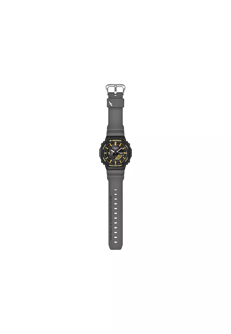 GA-B2100-1A Charles Darwin Foundation Men Analog-Digital Watch Grey Resin Band