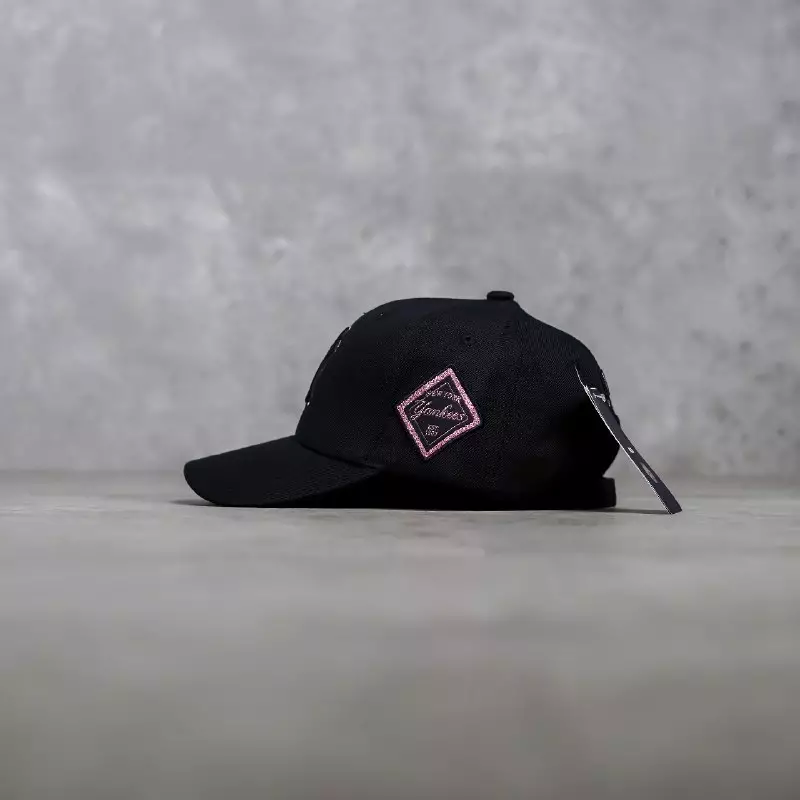 Topi MLB NY YANKEES OUTLINE ROSE GOLD BLACK CAP 100% ORIGINAL