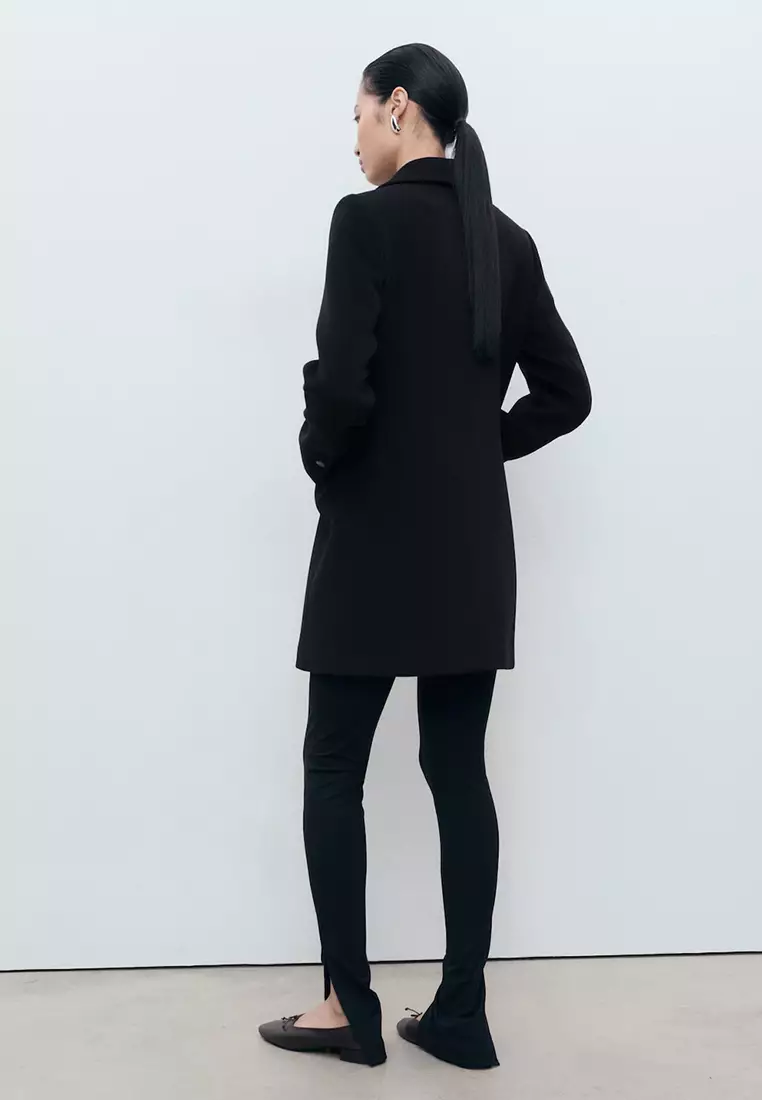 Double-Breasted Wool Coat