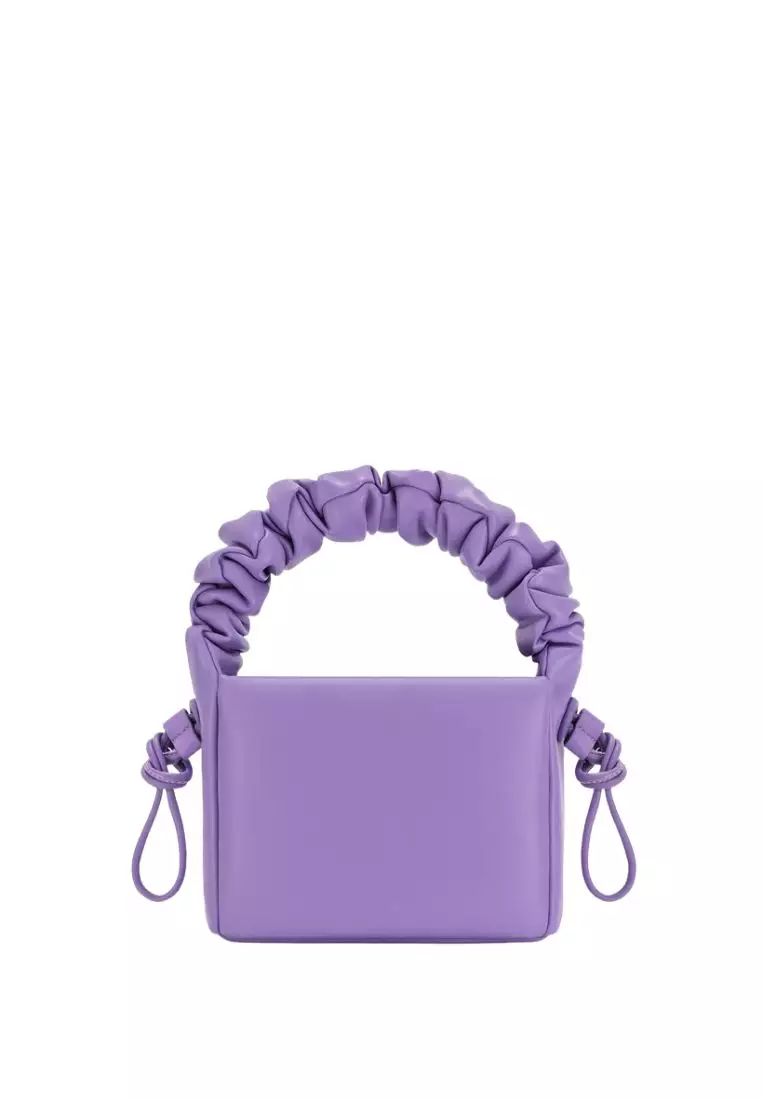Jual JW PEI Rylee Pleated Drawstring Top Handle Bag - Lavender