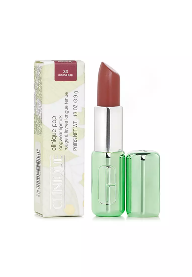 CLINIQUE - Pop Longwear Lipstick Satin - # 33 Mocha Pop 3.9g/0.13oz