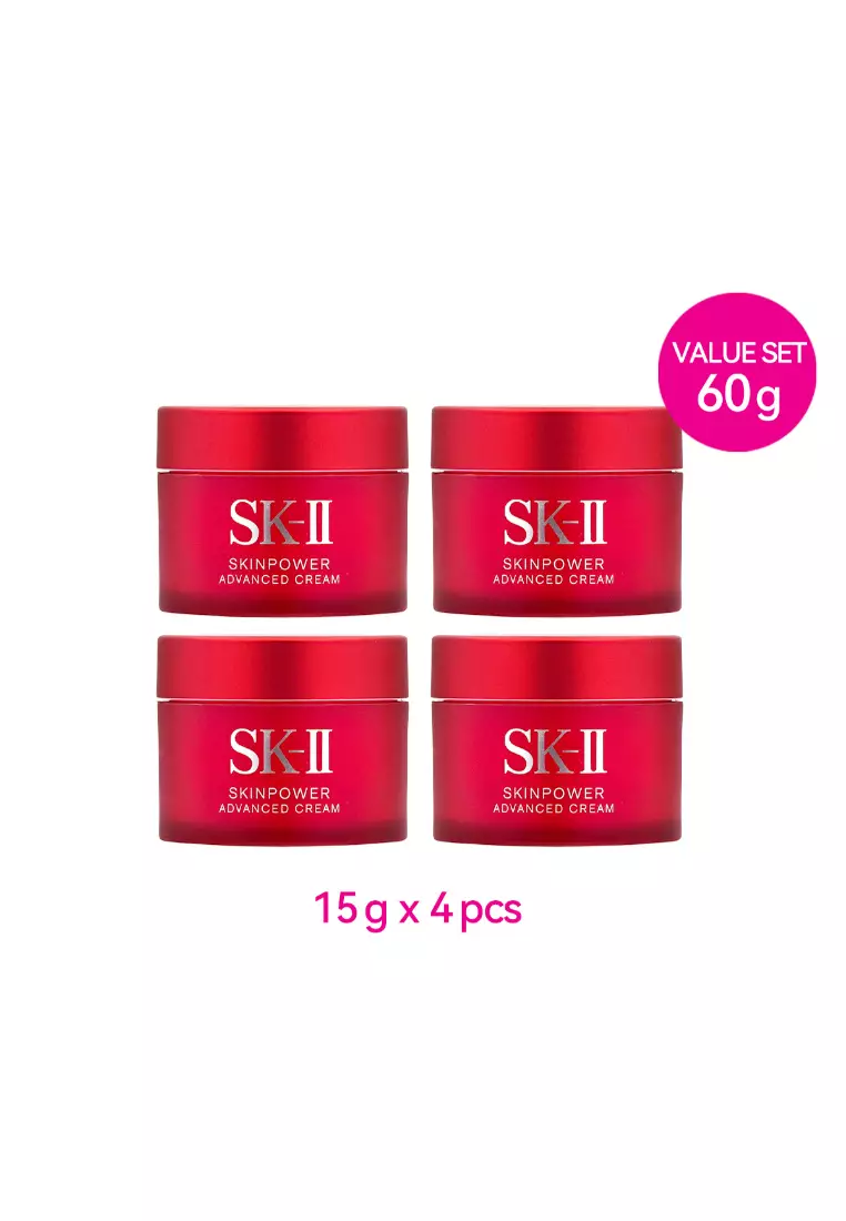 SK-II SKINPOWER ADVANCED CREAM 4個セット SK-II Skii Skinpower Advanced Cream Value Set (15g x 4pcs) 2026