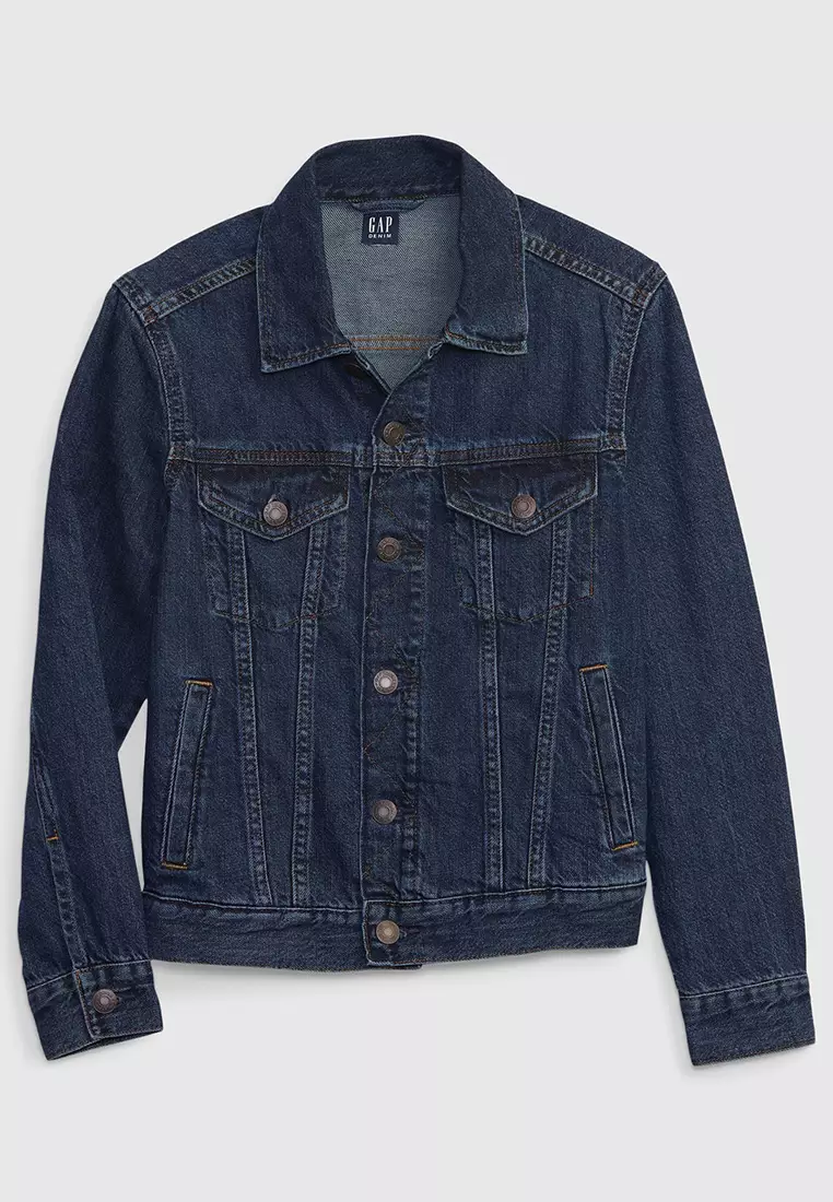 Clothing Icon Denim Jacket Gap Buy GAP Kids Icon Denim Jacket 2025