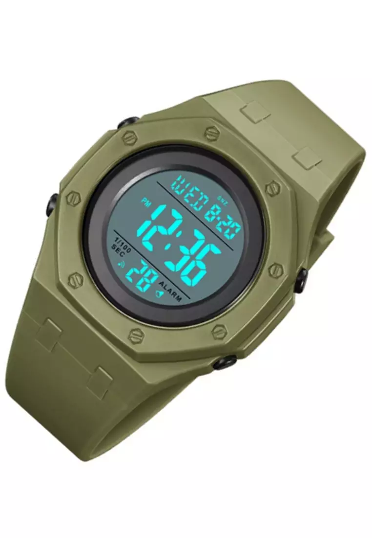 Jam Tangan Digital Pria Waterproof Many Function Strap Tali Material Silicone IR92 ORIGINAL