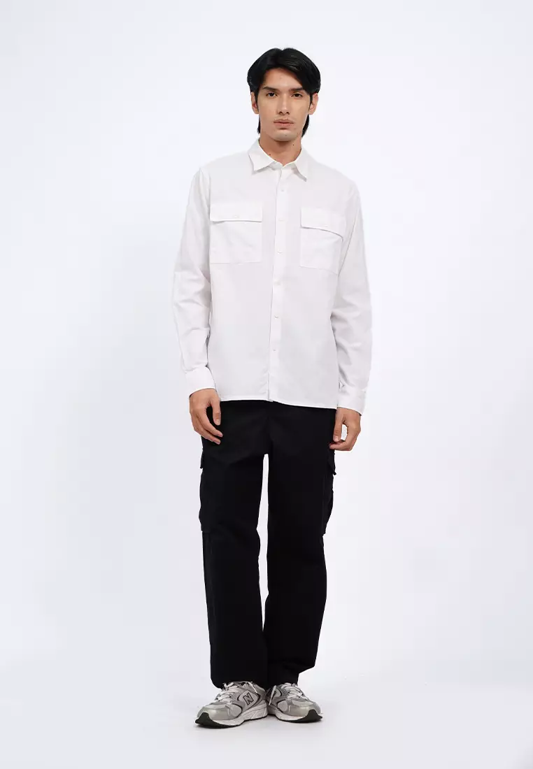 Double Pocket Long Sleeve Shirt