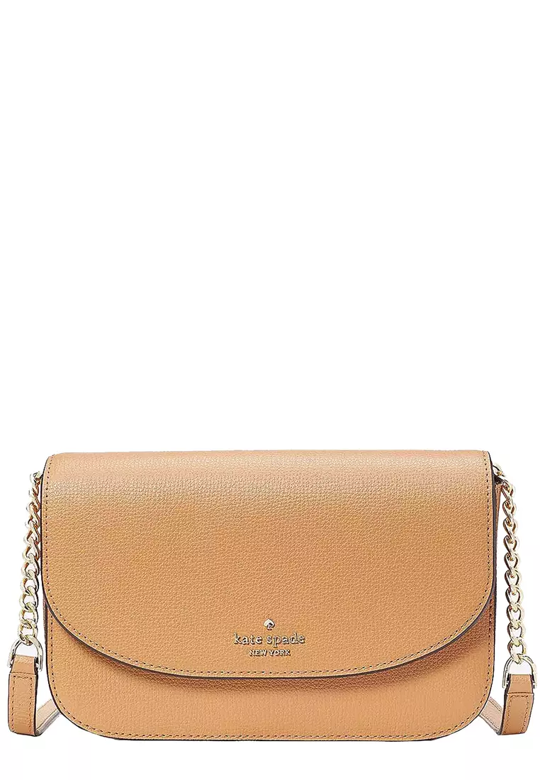 Kate Spade Kate Spade Kristi Chain Flap Crossbody Bag in Classic Saddle ...