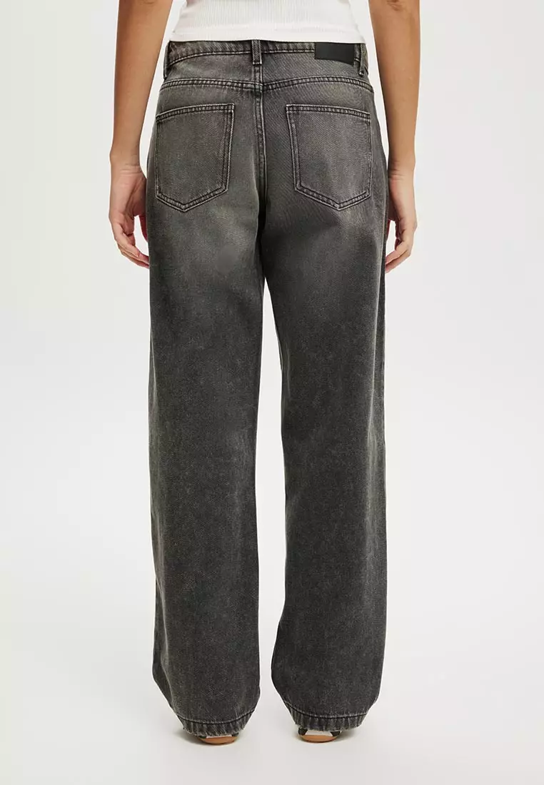 Low Rise Straight Jeans