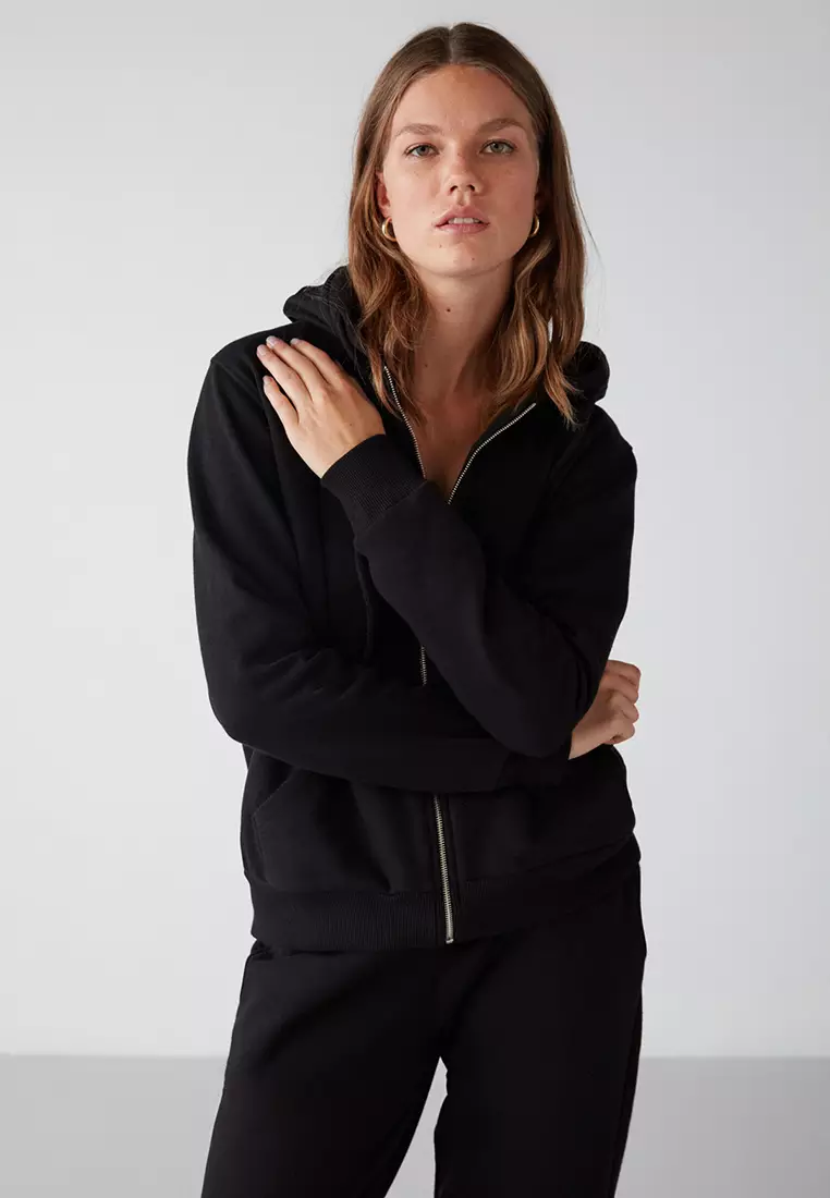 Carlota Relaxed Fit Zip Hoodie