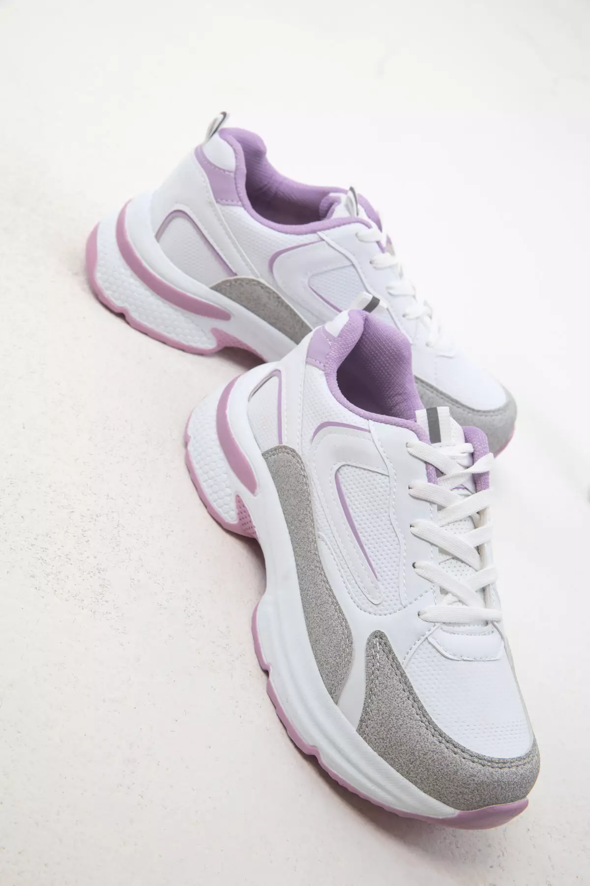 Ice-White-Lilac-C Women's Sneakers 18802