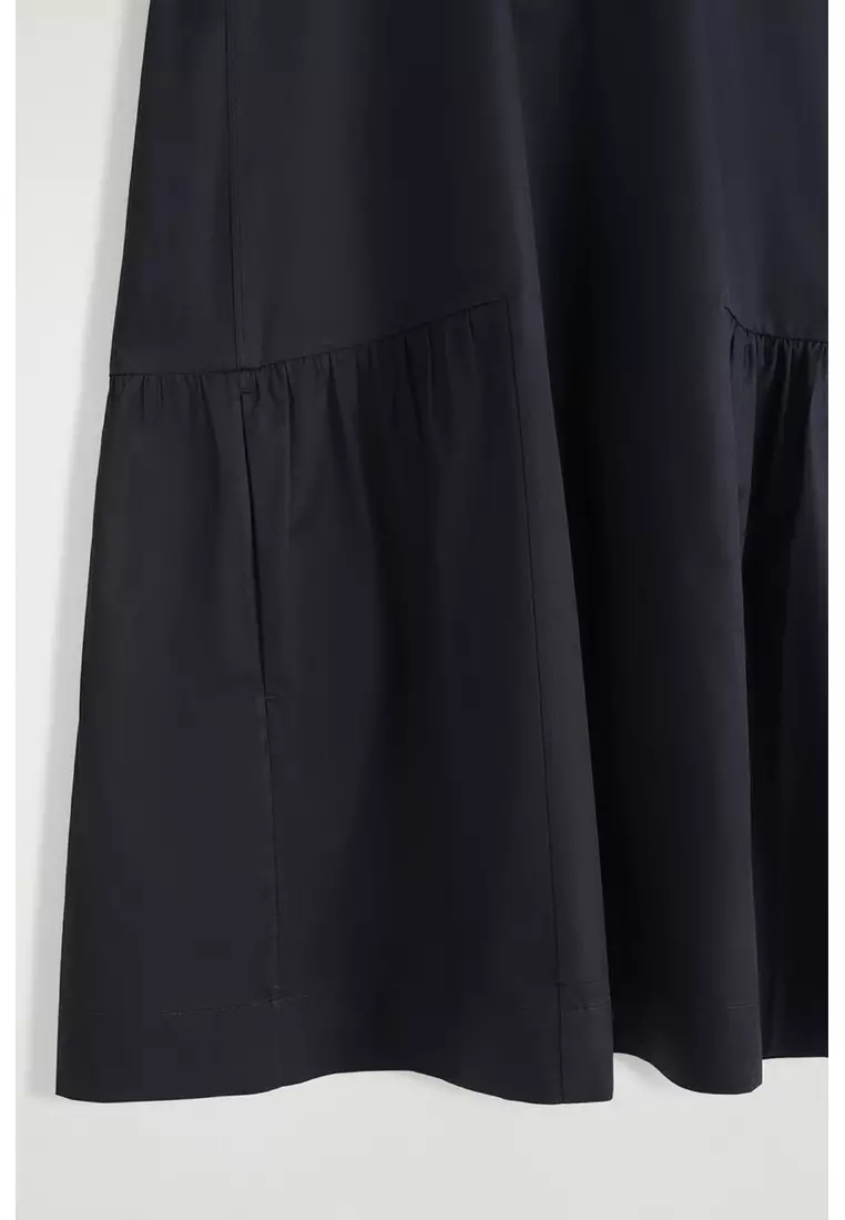 SLEEVELESS MINI SHIRT DRESS