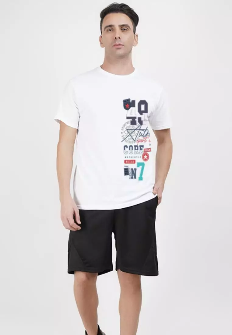 Authentic Graphic White Cotton Short Sleeve Street Wear Essential T-Shirt