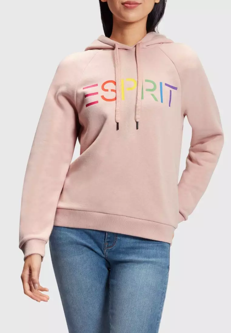 ESPRIT Logo print hoodie
