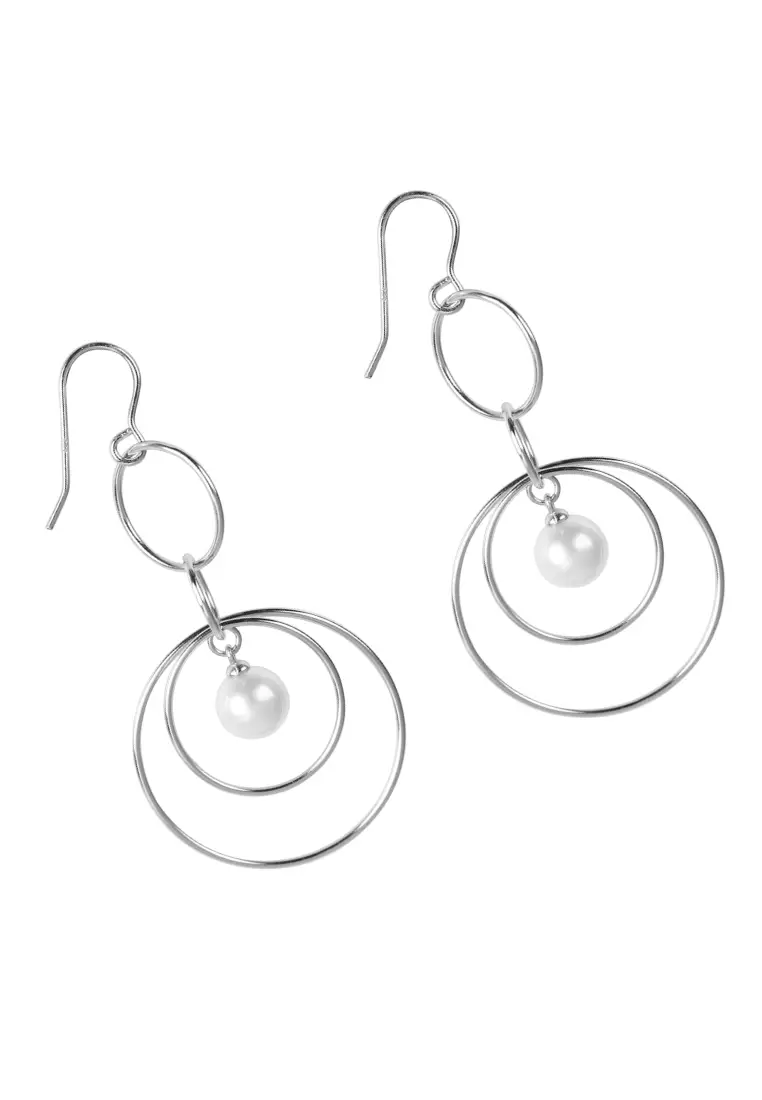 Sterling Silver La Vida Drop Earrings