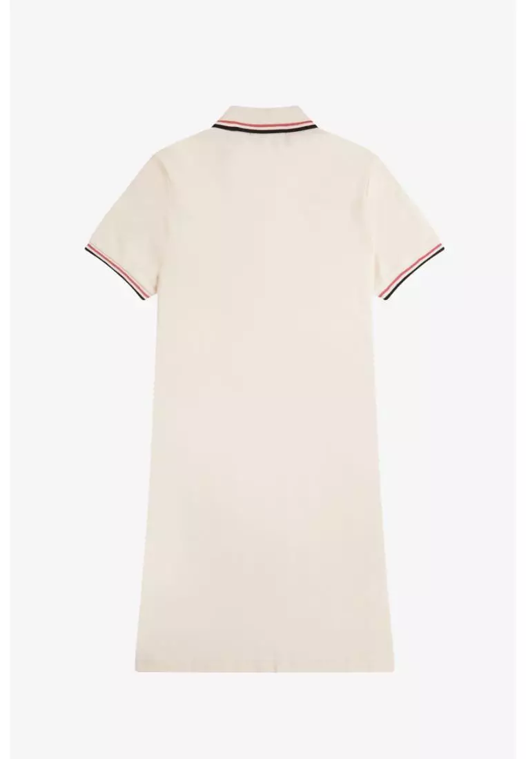 Fred Perry D3600 Twin Tipped Fred Perry Dress (Light Ecru / Putty Pink / Black)