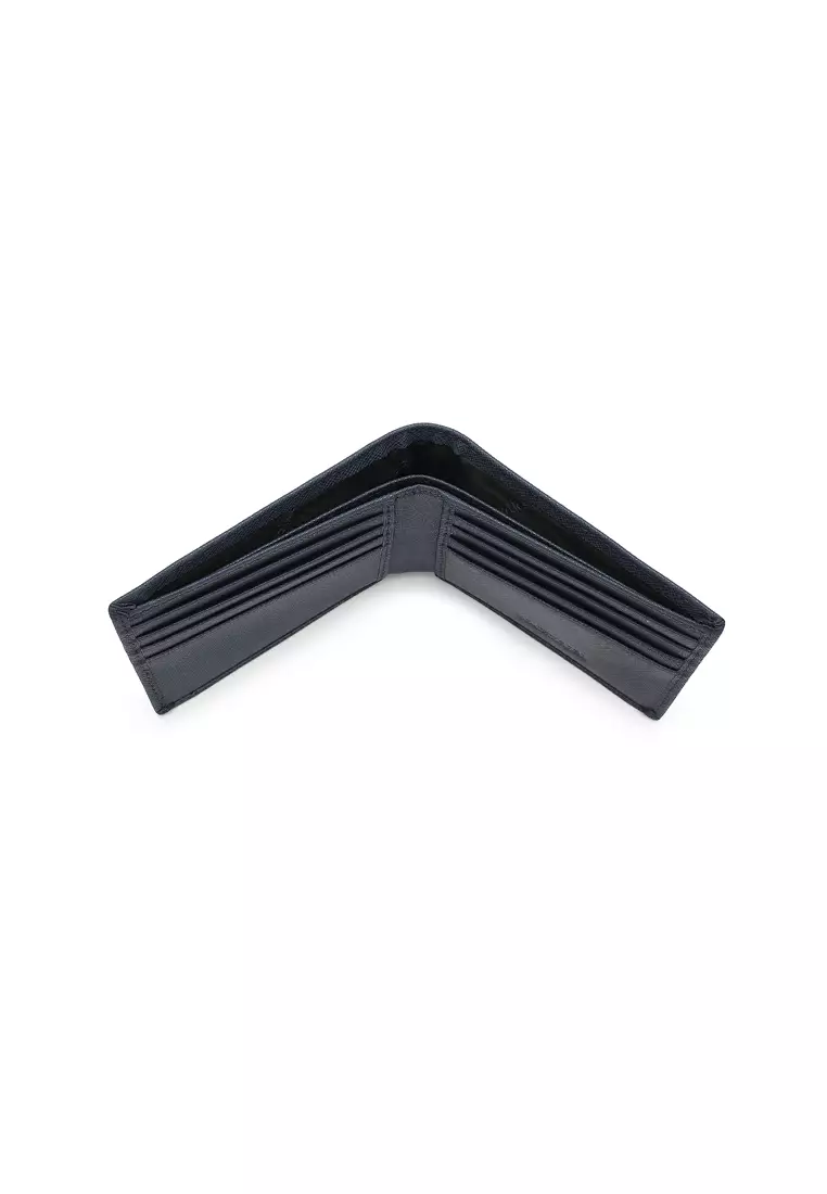 Gift Set - Genuine Leather RFID Wallet + 40mm Automatic Belt - Blue / Black