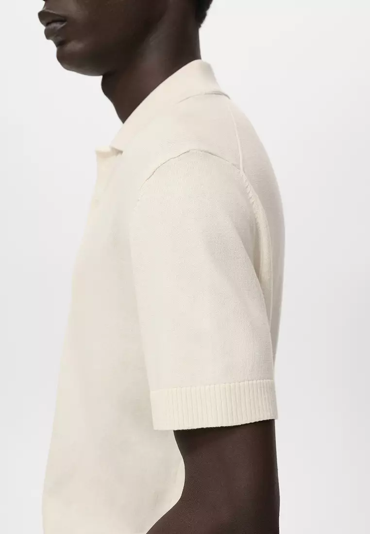 Cotton Knitted Polo Shirt