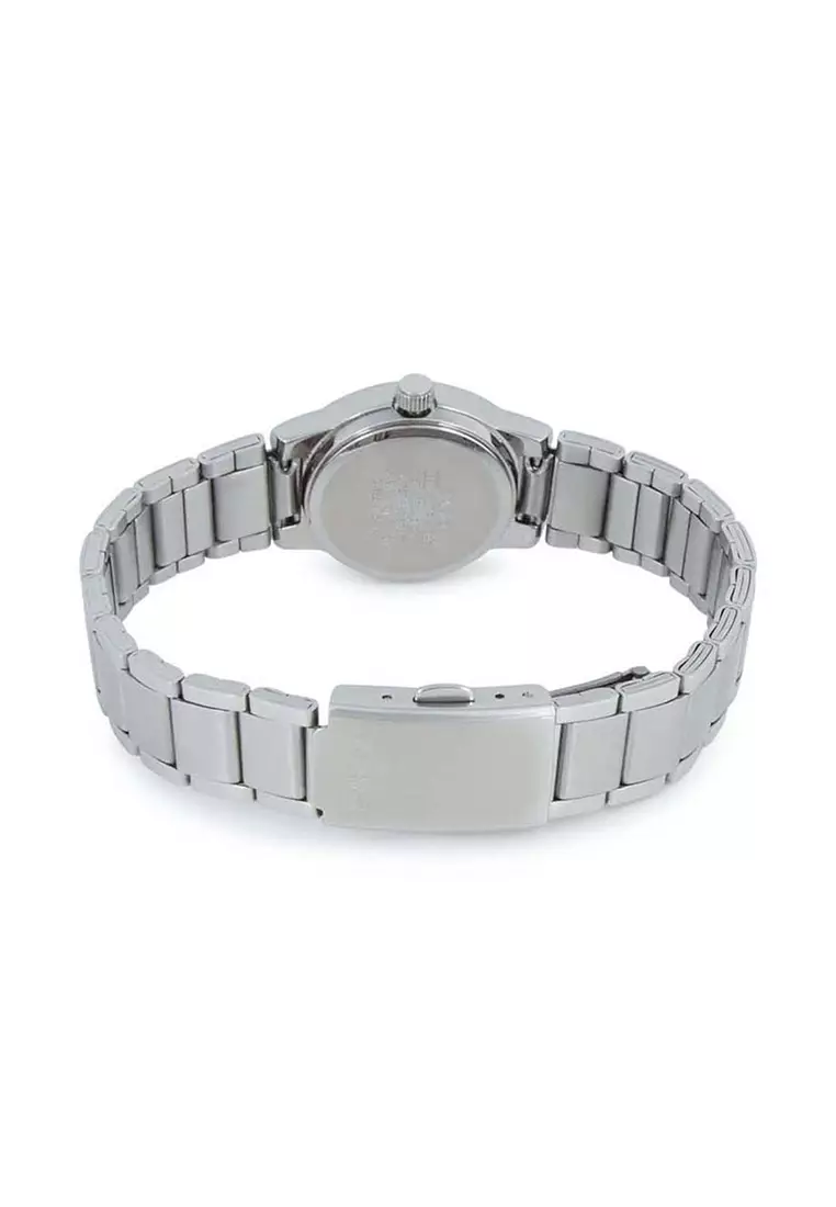 Women Analog Watch LTP-1230D-7C Silver Stainless Steel Strap