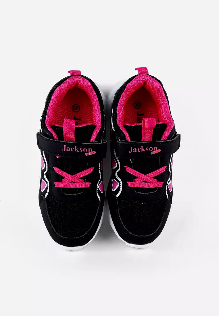 Jackson Kids Niki 1ST Black - Sepatu Sneakers Anak