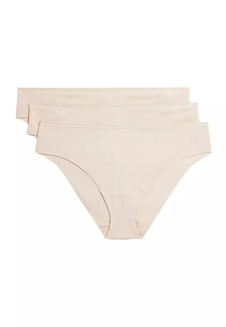 3pk No VPL Flexifit™ Brazilian Knickers
