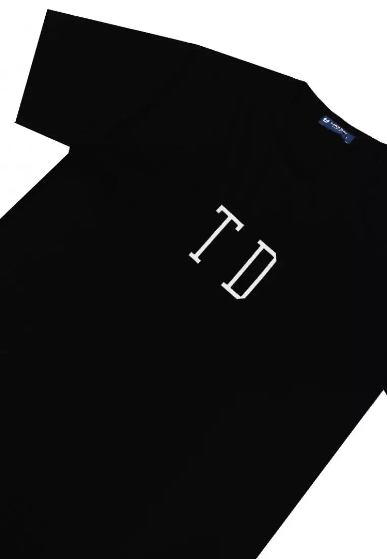 MTI31 Kaos T-Shirt Pria Instacool Td Contracted Hitam