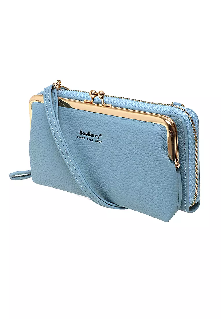 Tas Selempang Wanita Sling Bag Dompet Hp Multifungsi Many Slot Material PU Leather ORIGINAL