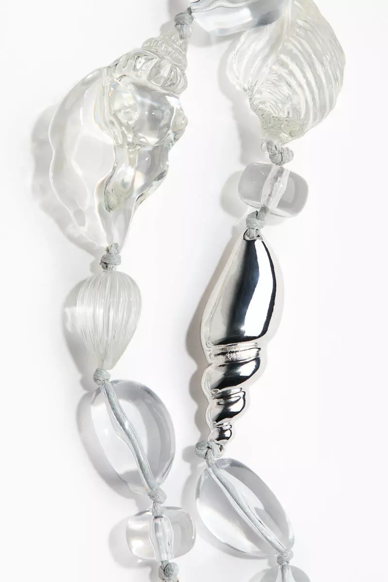 Beaded cord necklace