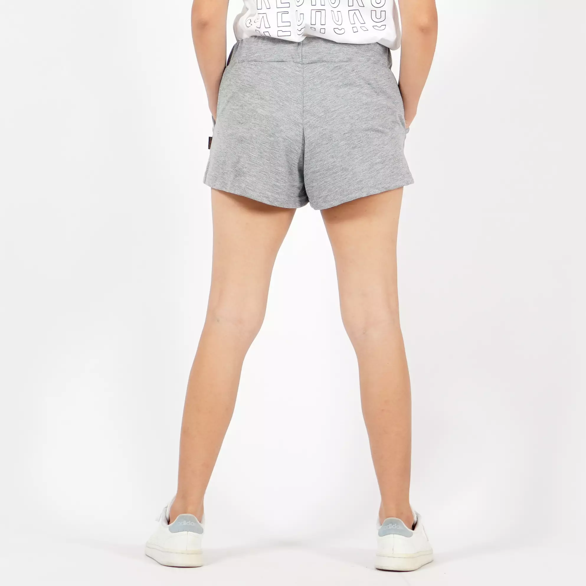  OLIVE Celana Olahraga Celana Lari Sexy Celana Tenis Wanita - Abu Muda