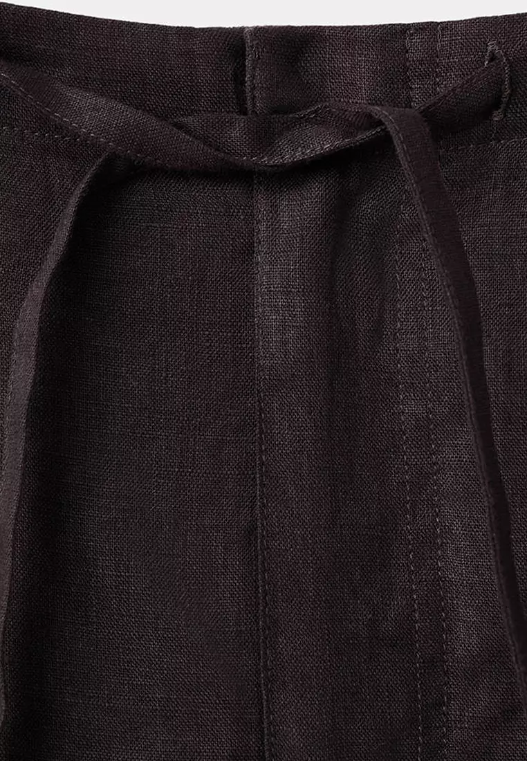 Bow Linen Trousers