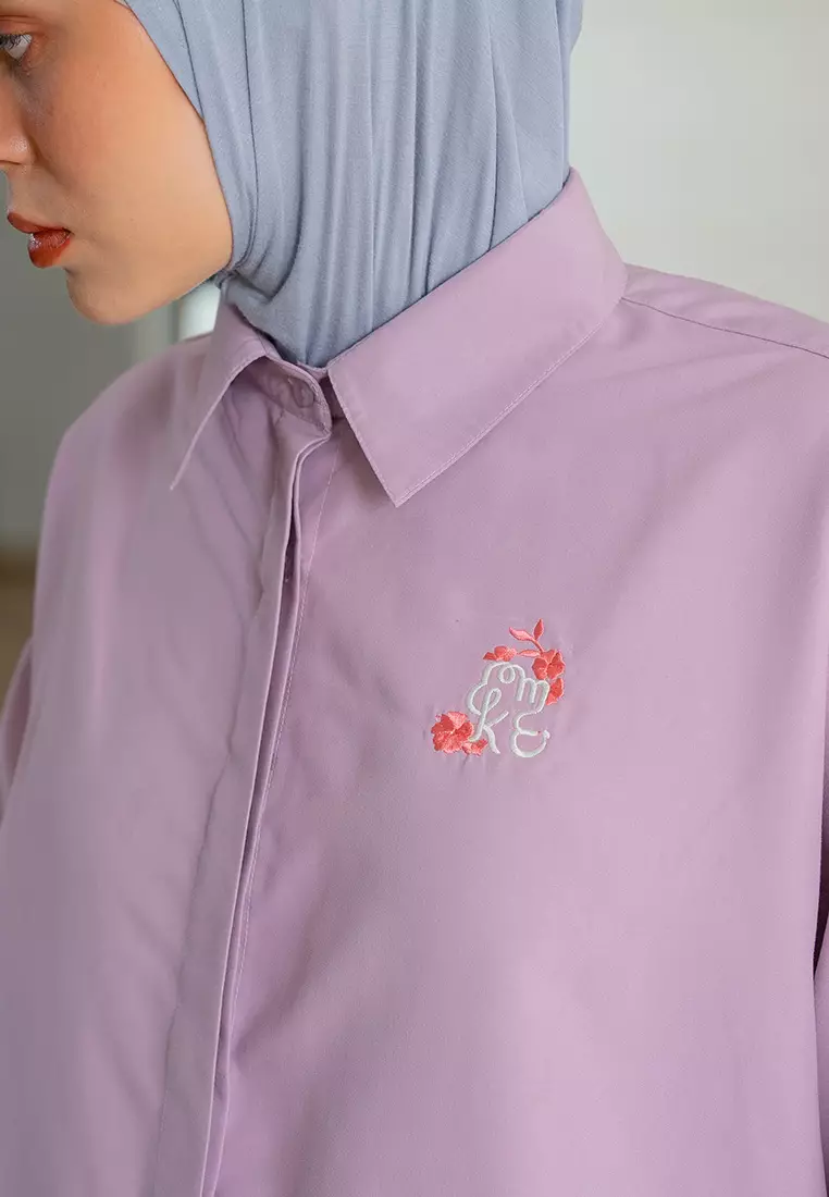 Kami Nue Dropshoulder Top Lavender