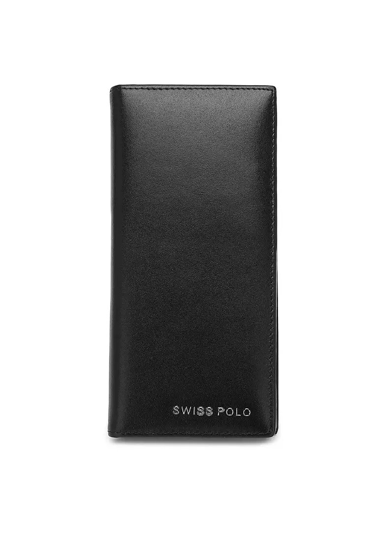 Buy Swiss Polo Men s Genuine Leather RFID Blocking Fortune Long