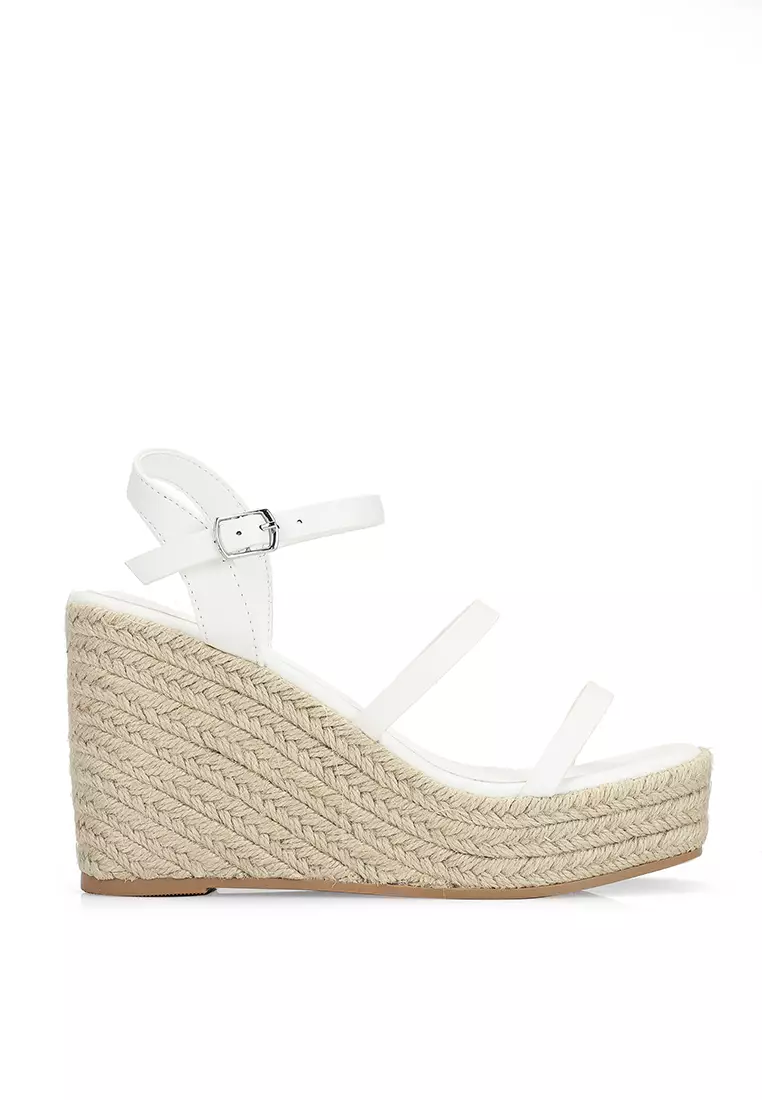 Women's white espadrille outlet wedge shoes