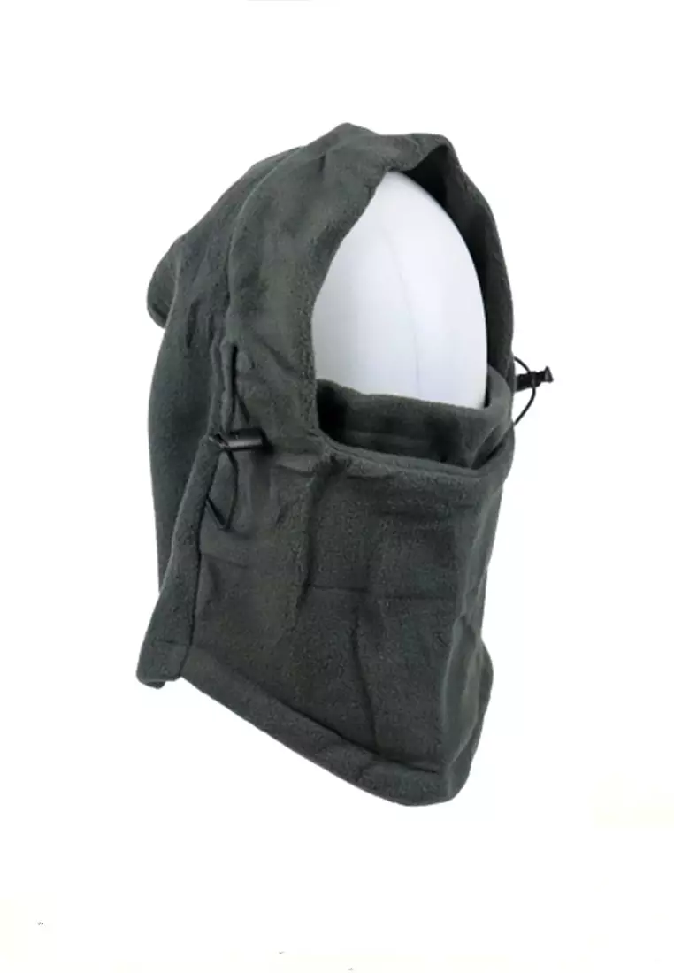 Kai Penutup Wajah Headgear Unisex Hat Outdoor Wind Mask Balaclava Material Cotton ORIGINAL - Gray