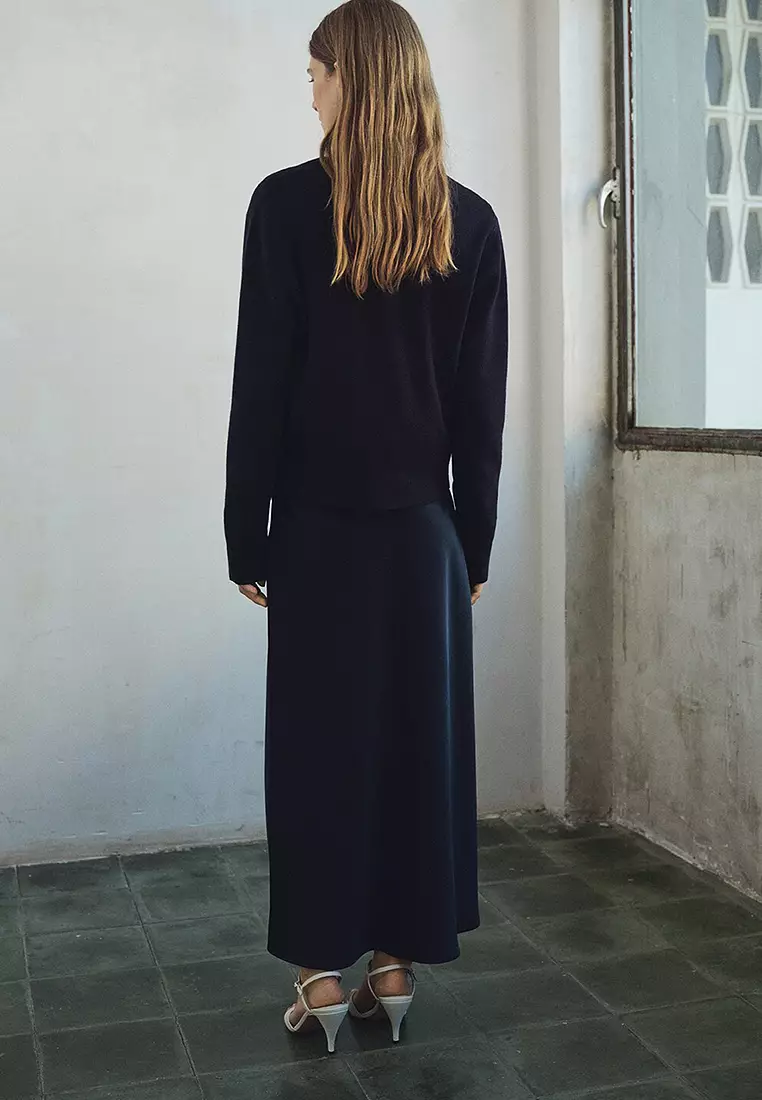 Button Crossover Cardigan