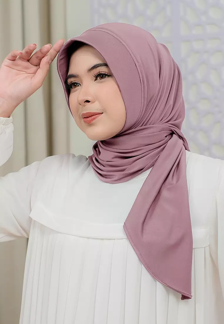 HIJAB INSTAN SOFTPAD AMEENA - GRANOLA