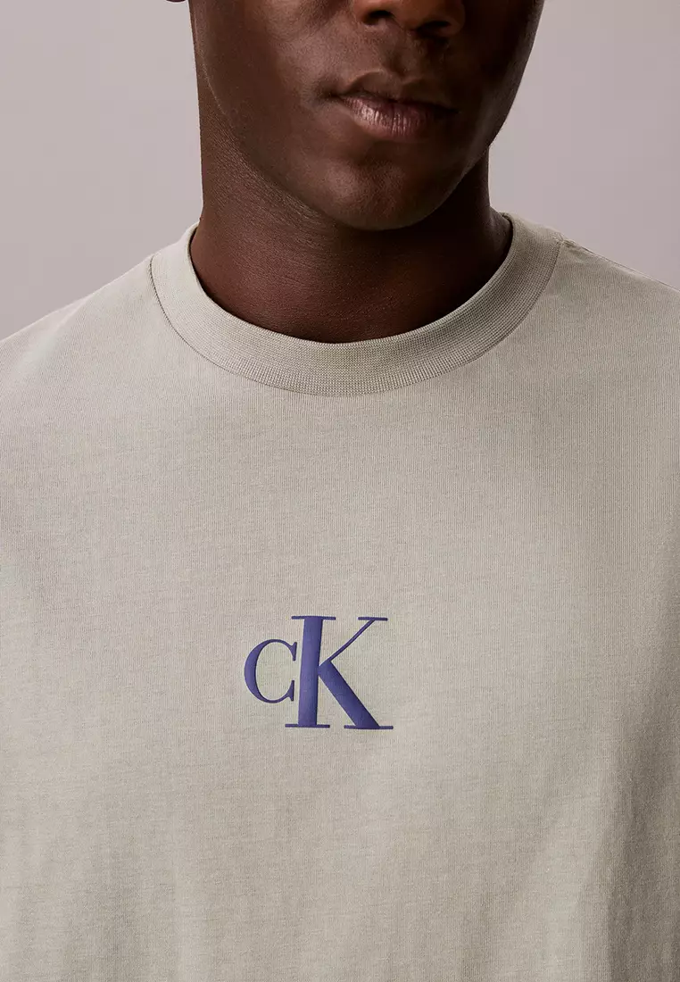 Overlay Logo Graphic Relaxed Tee - Calvin Klein Jeans